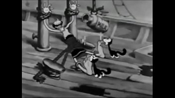 olive oyl trussed up barefooted