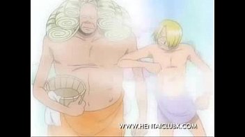 anime hentai Nami e Vivi Tomando Banho One Piece