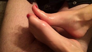 magnificent feet fap by teenager nymph